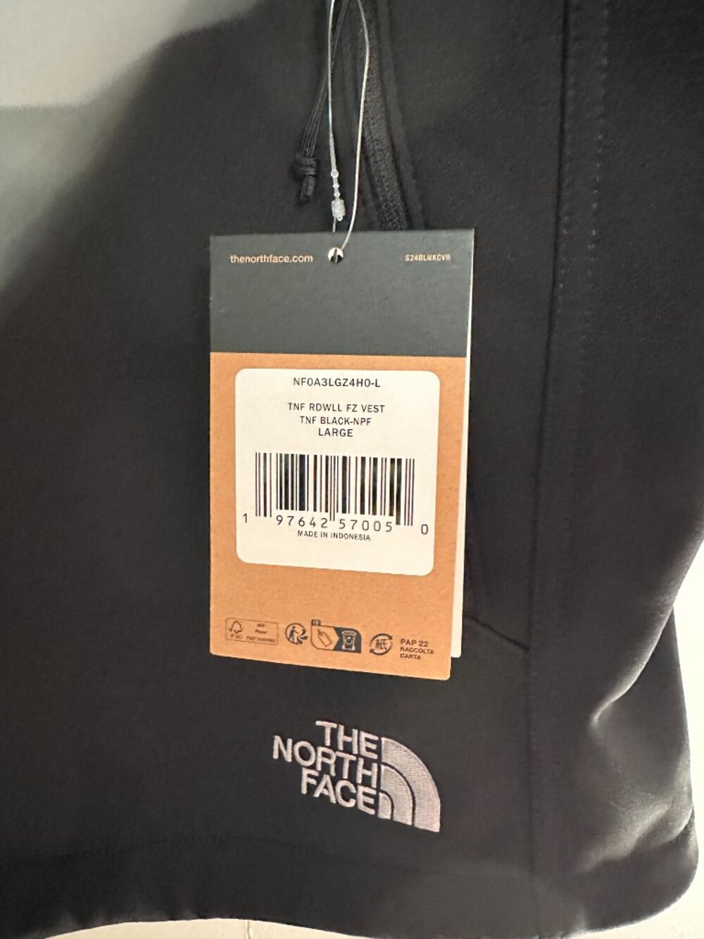 North Face Ridgewall Soft Shell Vest size Large - Picture 2 of 2